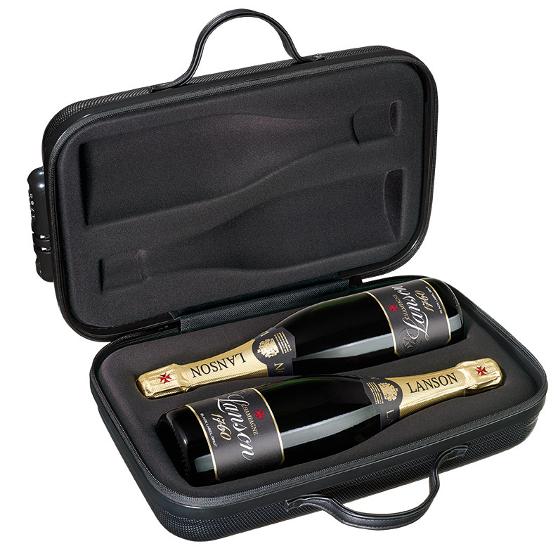 Buy & Send Lanson Traveller Gift Pack with Two Black Label Brut Champagne
